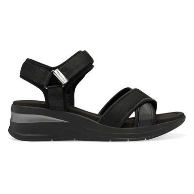 Tamaris szandál/black 001  fekete  211343_A