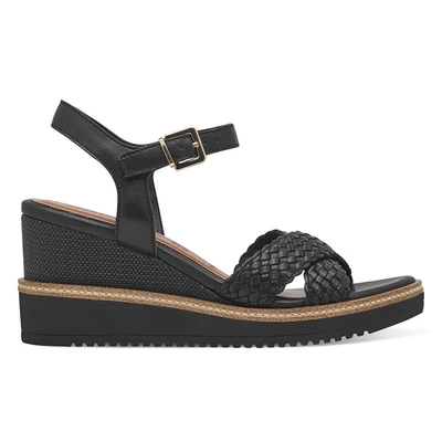 Tamaris szandál/black 001   fekete  211427_A