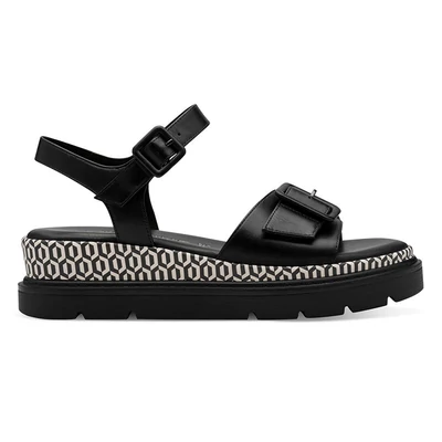 Tamaris szandál/black 001  fekete  211453_A