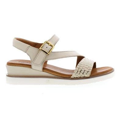 Donna Style női bőr szandál beige  212105_A
