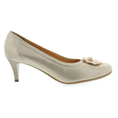 Bioeco női bőr pumps arany  212344_A