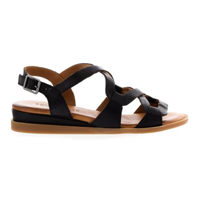 Donna Style női bőr szandál fekete  212376_A