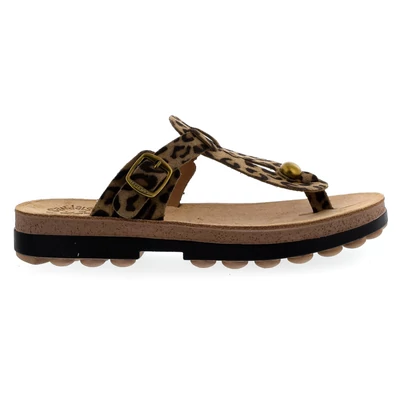 Fantasy Sandals női bőr papucs barna  212406_A