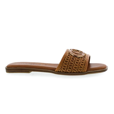 Carmela női bőr papucs camel  212421_A