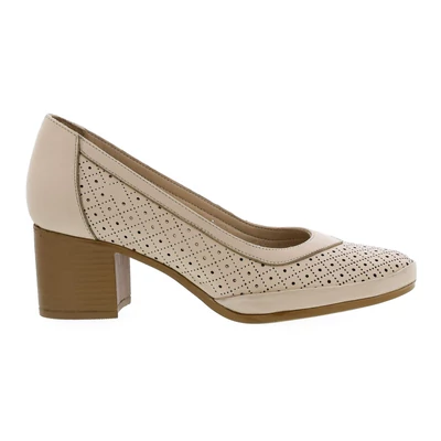 Venus női lyukacsos pumps beige  212934_A