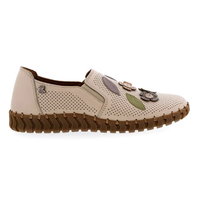 Venus női bőr félcipő  beige  212941_A