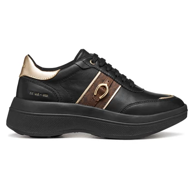 Geox sportcipő/blk-d.brwn C9229  fekete  213631_A