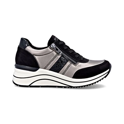 Remonte sportcipő/schwarz-a.silber fekete  213667_A