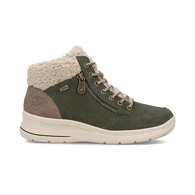 Rieker bokacipő/khaki-zimt   zöld  213709_A