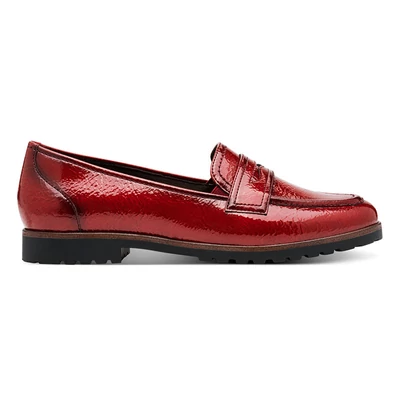 Tamaris félcipő/red pat 524  piros  214004_A