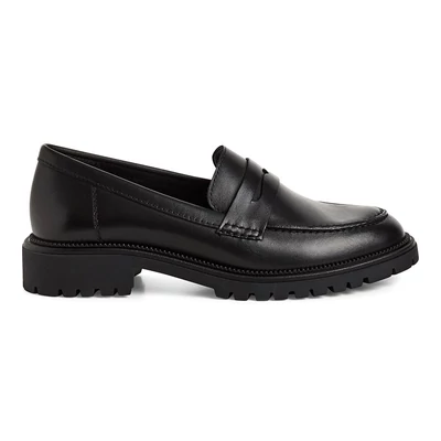 Tamaris félcipő/black lea 003  fekete  214005_A