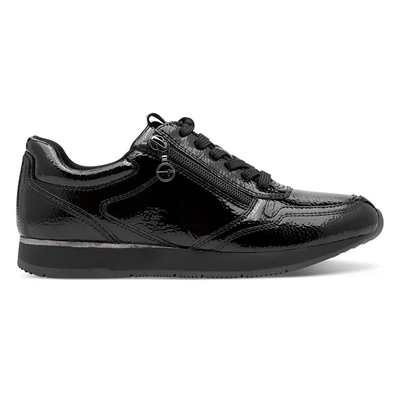 Tamaris sportcipő/black pat018    fekete  214024_A