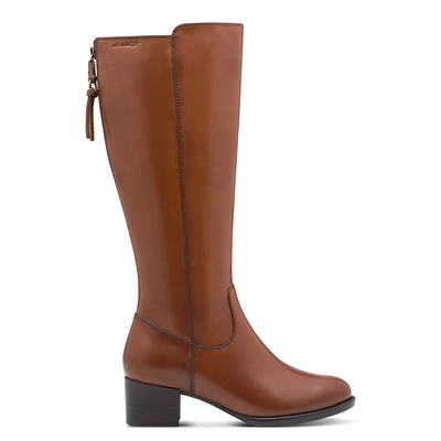 Tamaris csizma/cognac 305  barna  214128_A