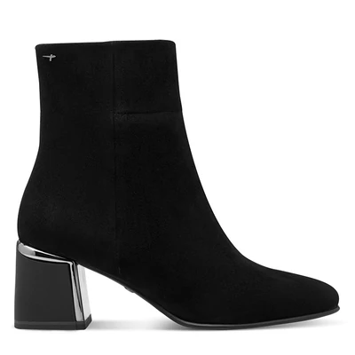 Tamaris bokacsizma/black suede 004  fekete  214273_A Tamaris bokacsizma/black suede 004  fekete  214273_A