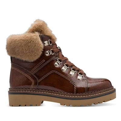 Tamaris bakancs/brown pat 359   barna  214362_A