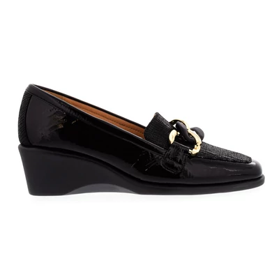 DFC Relax félcipő fekete lakk  214794_A