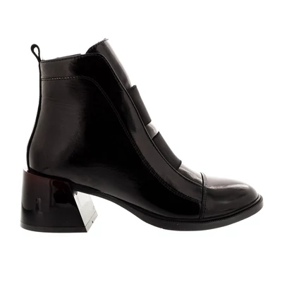 Albini bokacsizma fekete lakk  215375_A